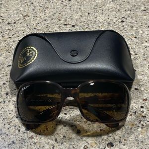 Ray-Ban tortoise polarized sunglasses. Great condition!